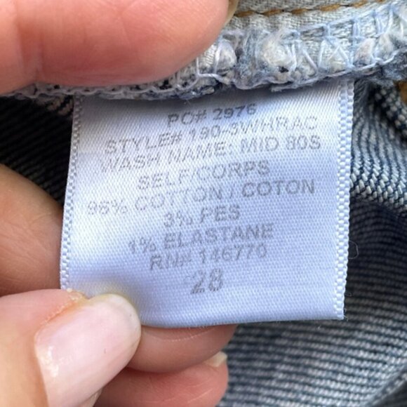 RE/DONE Levi's High Rise Ankle Crop Jeans - 28", made in the USA 🇺🇸 - Picture 9 of 14